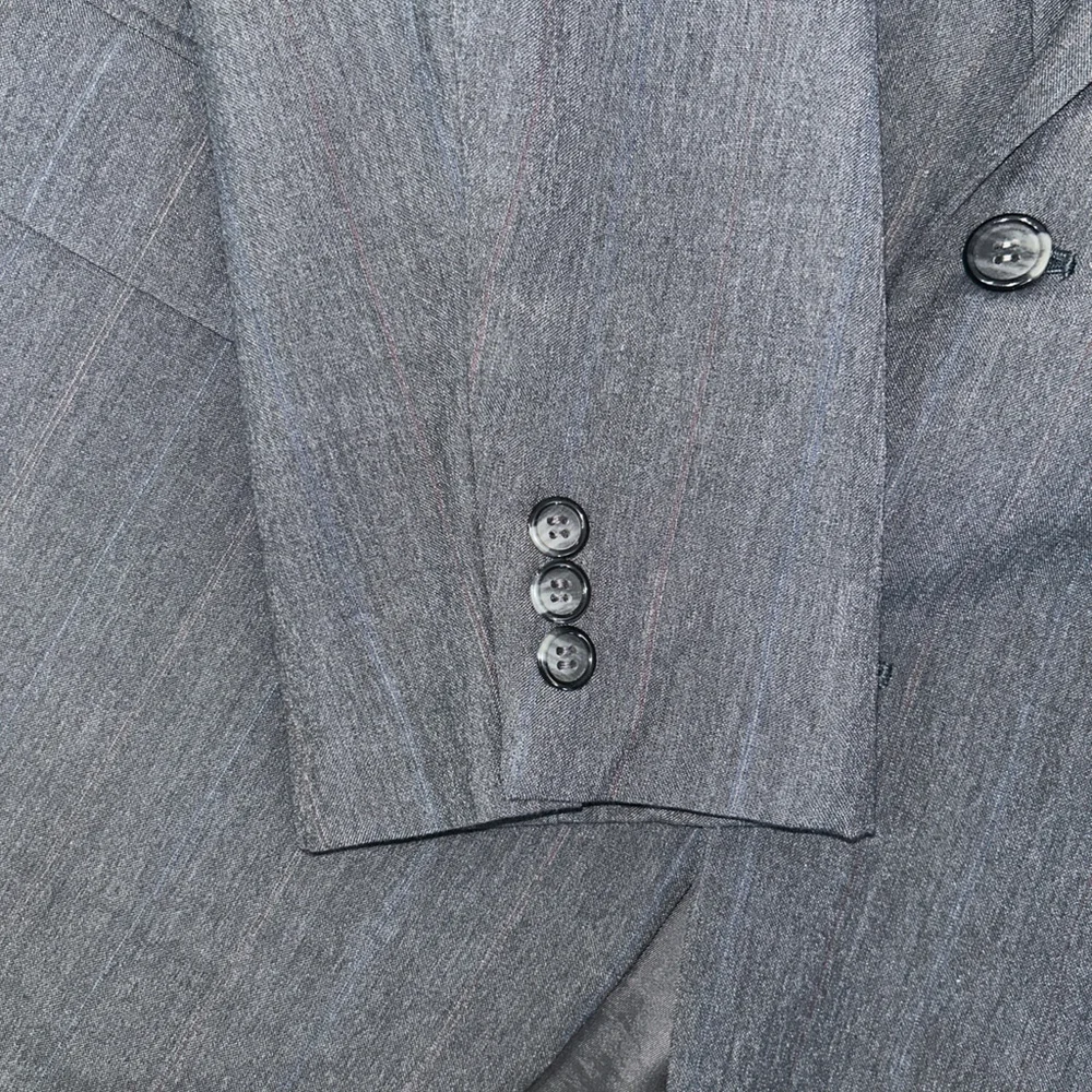44L Navy Two Button Single Vent Blazer Jacket Unknown Brand